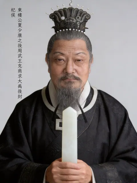 东楼公像 AI现代写实版